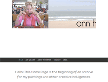 Tablet Screenshot of annharris.net